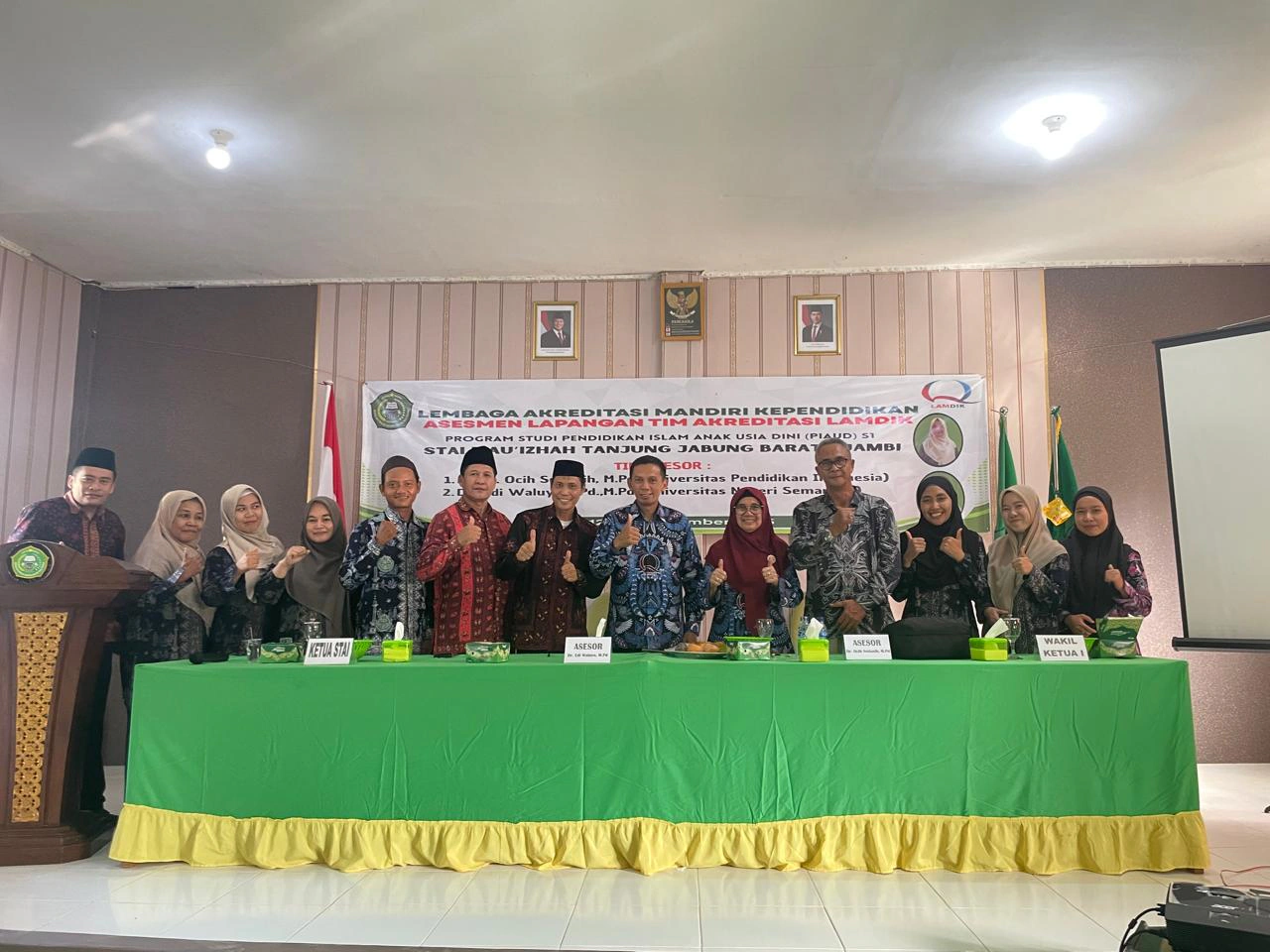 Prodi PIAUD STAI Mau'izhah Tanjung Jabung Barat Menuju Akreditasi Terbaik melalui Asesmen LAMDIK
